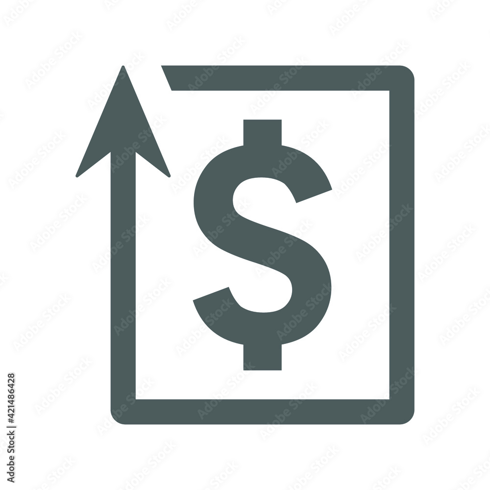 Refund, reverse, back payment icon. Gray vector graphics. Refund, reverse, back payment icon. Gray vector graphics.