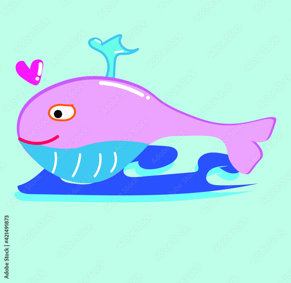 whale animal funny happy vector whale animal funny happy vector