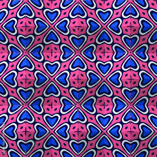 Wallpaper Mural Geometric vector pattern with triangular elements. Seamless abstract ornament for wallpapers and backgrounds.  Torontodigital.ca