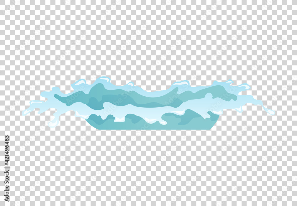Obraz premium Dripping water special effect fx animation frames sprite sheet. Clear water drop burst frames for flash animation in games, video and cartoon
