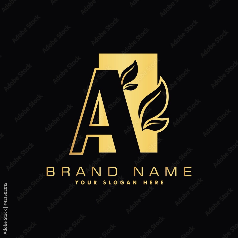 Alphabet template logo Alphabet template logo