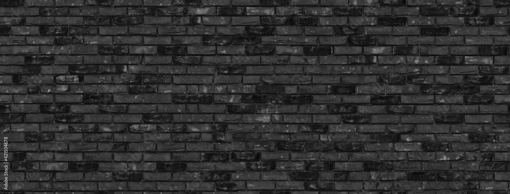 Seamless texture Black Gray brick.