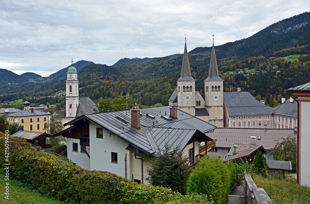 Ansicht von Berchtesgaden, Bayern