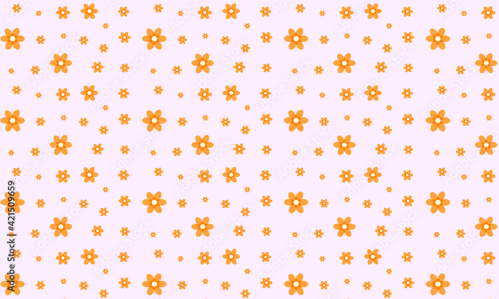Beautiful Flower Pattern Background