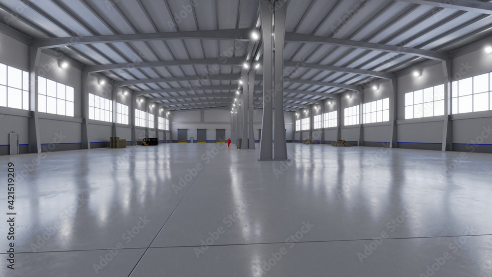 Industrial Warehouse Interior 9 Industrial Warehouse Interior 9