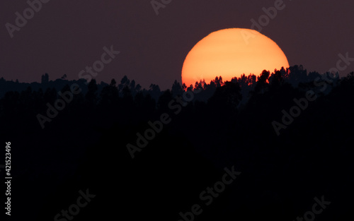 Wallpaper Mural Sunset in Huelva. Berrocal Hills. Torontodigital.ca