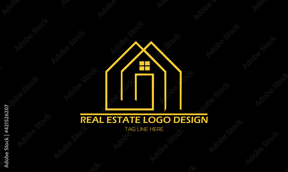 real estate logo design company and business. real estate logo design company and business.