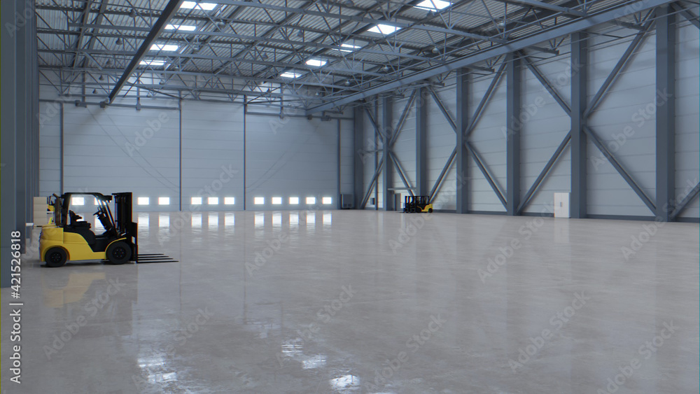 Airplane Hangar Interior 3 Airplane Hangar Interior 3