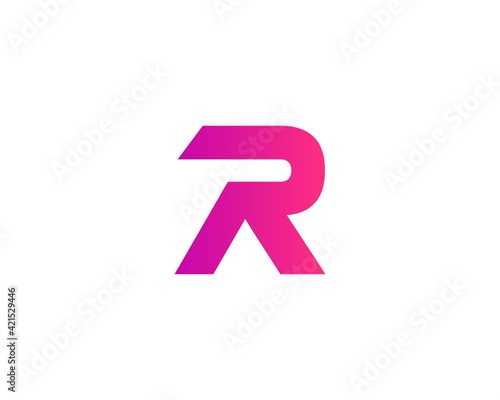 RA AR letter logo design vector template