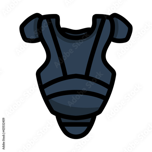 Baseball Chest Protector Icon