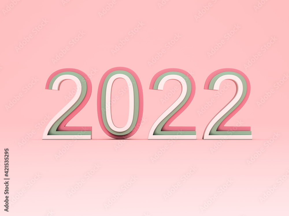New Year 2022 Creative Design Concept - 3D Rendered Image
New Year 2022 Creative Design Concept - 3D Rendered Image