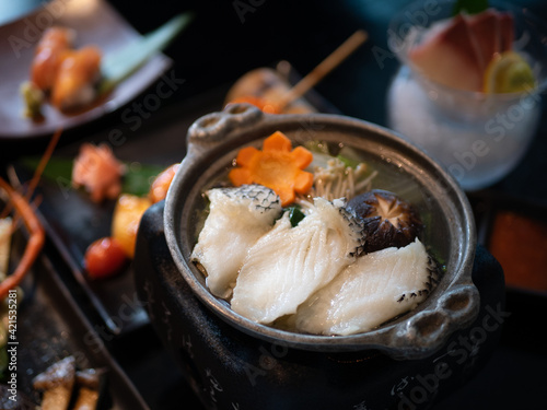 Japanese Menu - Sea Bass Hotpot Nabe