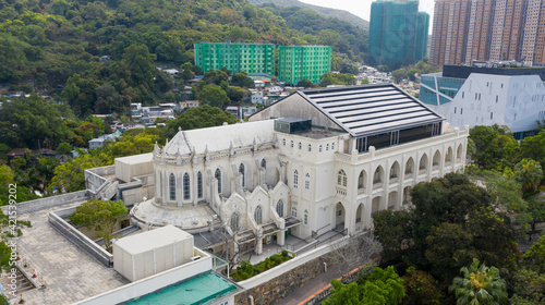 2021 Mar 19,Hong Kong.Béthanie is a historic building complex located in Pok Fu Lam, in Hong Kong built in 1875 as a sanatorium by the Paris Foreign Missions 
 photo