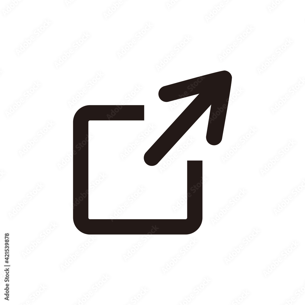 Link vector icon illustration sign Link vector icon illustration sign