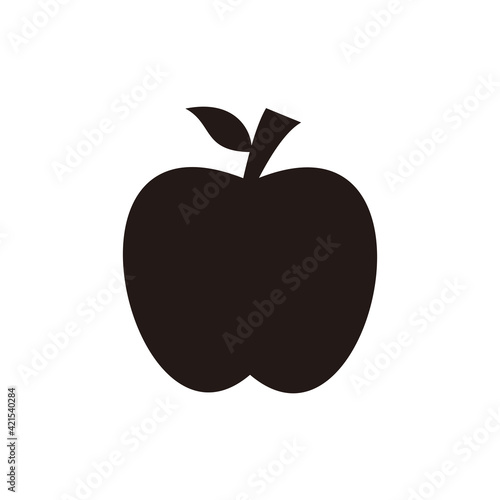 Apple icon vector illustration. Apple icon vector
