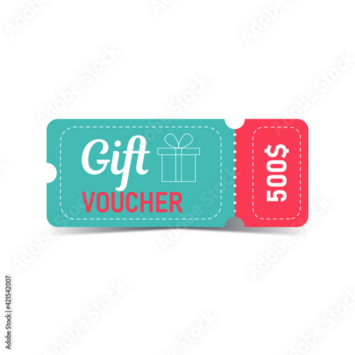 Gift voucher,vector illustrations for your business,coupons,discounts.