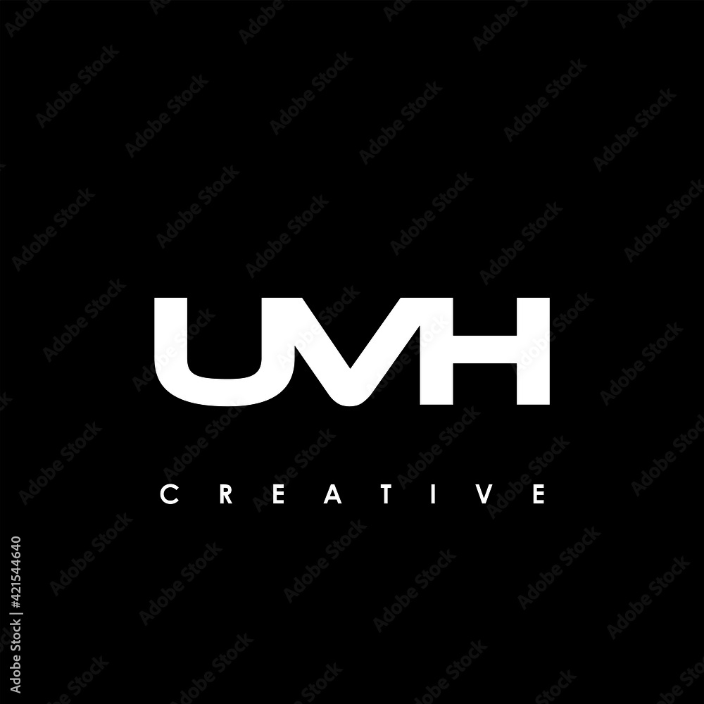UVH Letter Initial Logo Design Template Vector Illustration