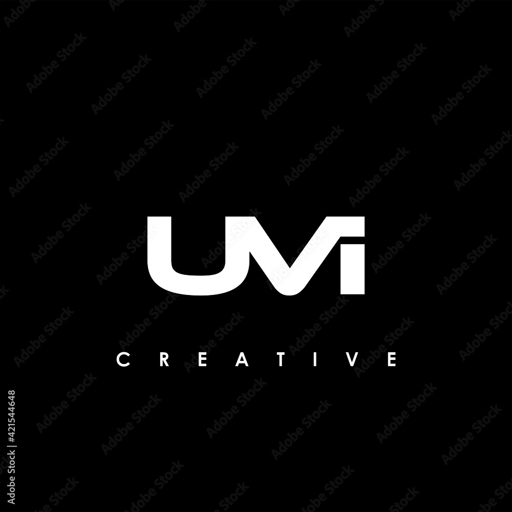 UVI Letter Initial Logo Design Template Vector Illustration