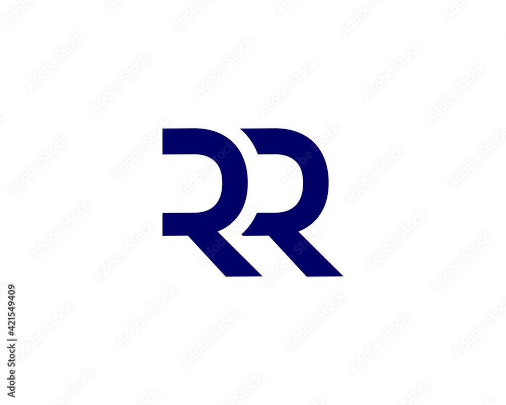 RR R Letter logo design vector template Stock Vector | Adobe Stock