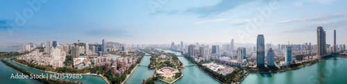Aerial photography of Xiamen city landscape © 昊 周