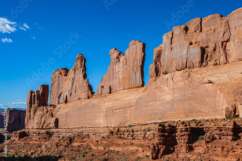 Park Avenue in Arches National Park (USA).