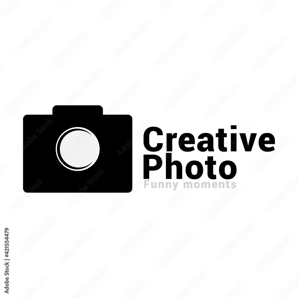 camera photography logo icon vector template. camera photography logo icon vector template.