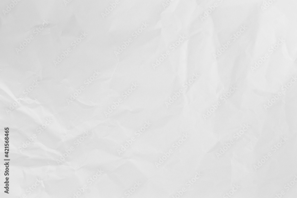 White crumpled paper texture background White crumpled paper texture background