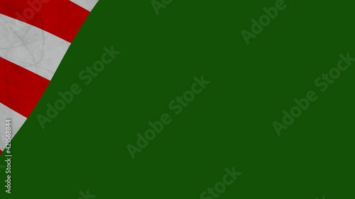 Video transition the flag of the United States of America