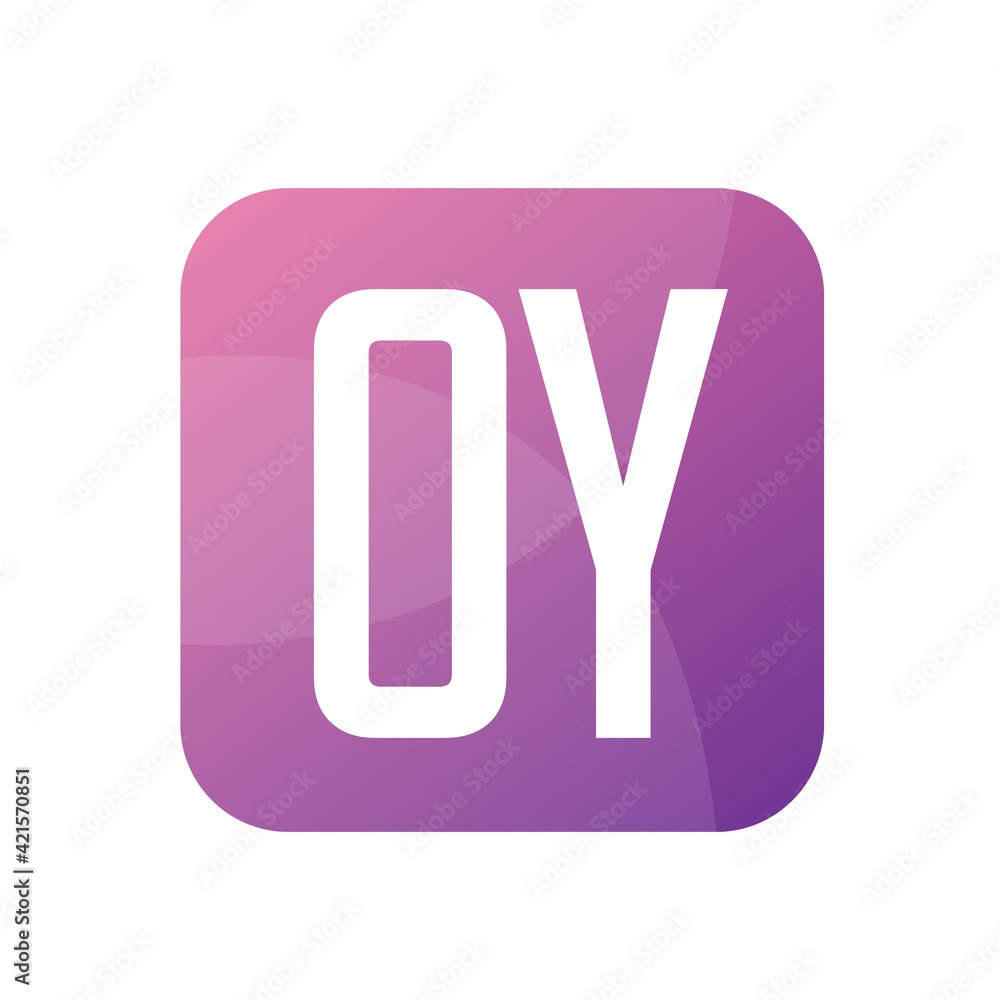 OY Letter Logo Design With Simple style OY Letter Logo Design With Simple style
