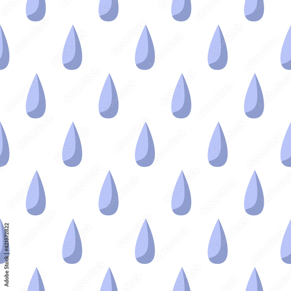 Colored raindrops seamless pattern. Colored raindrops seamless pattern.
