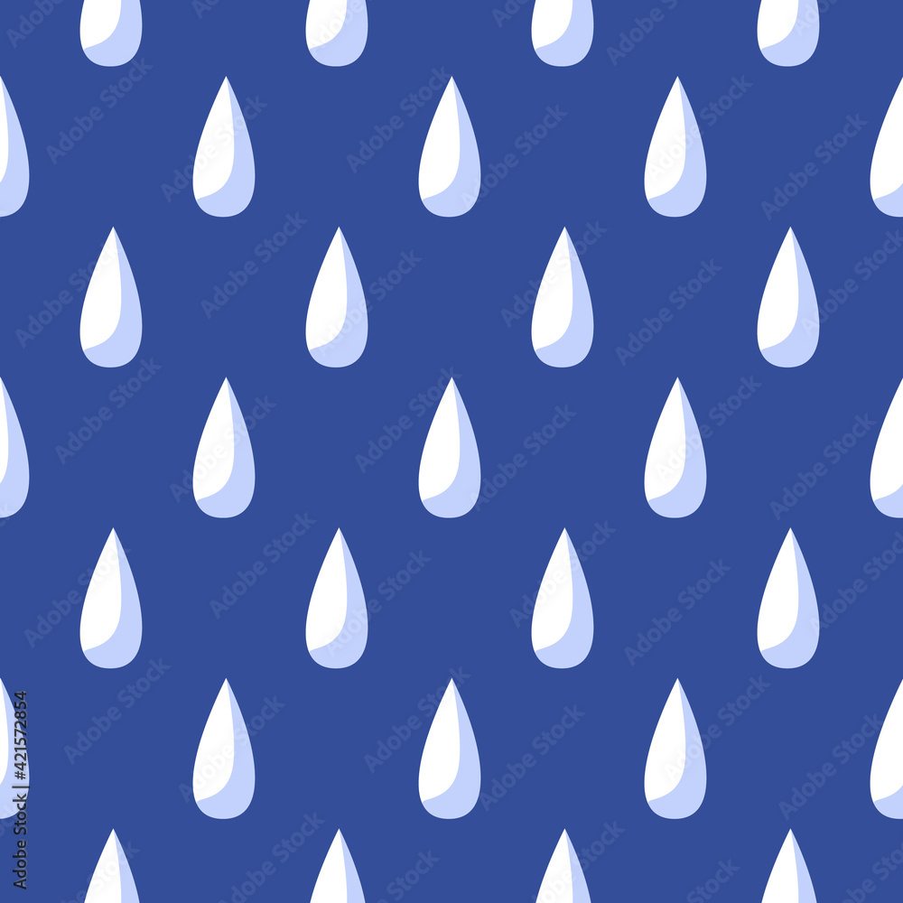 Colored raindrops seamless pattern. Colored raindrops seamless pattern.