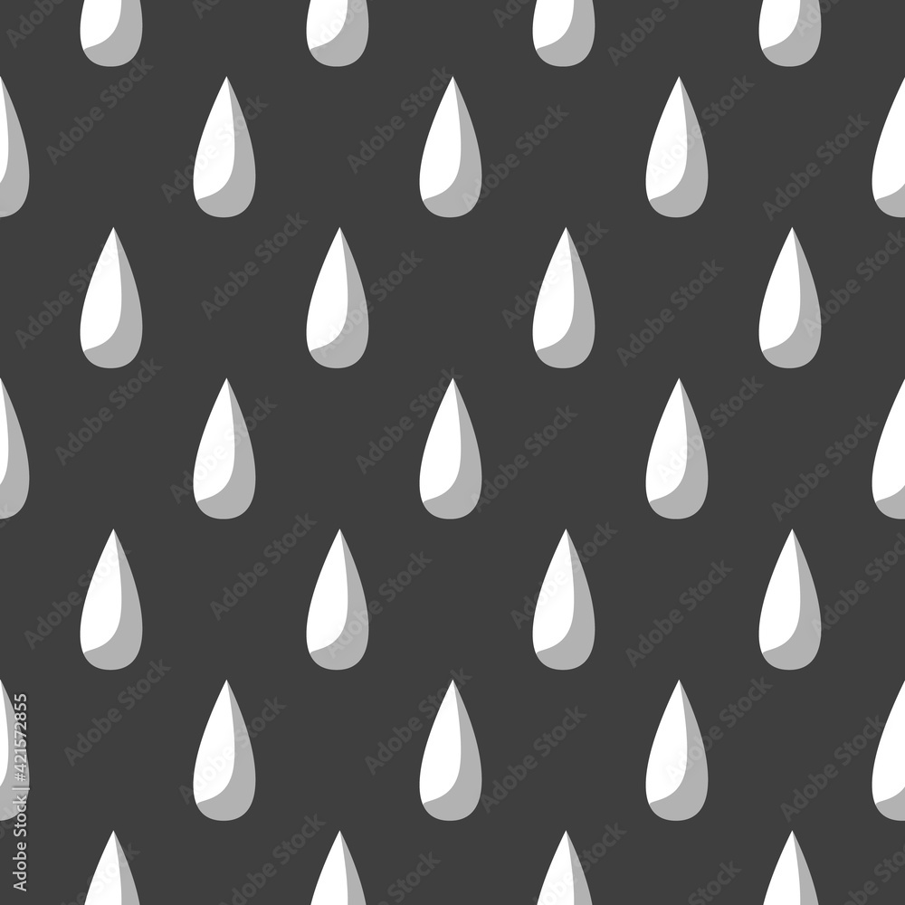 Colored raindrops seamless pattern. Colored raindrops seamless pattern.