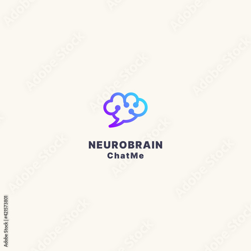 neurobrain logo vector