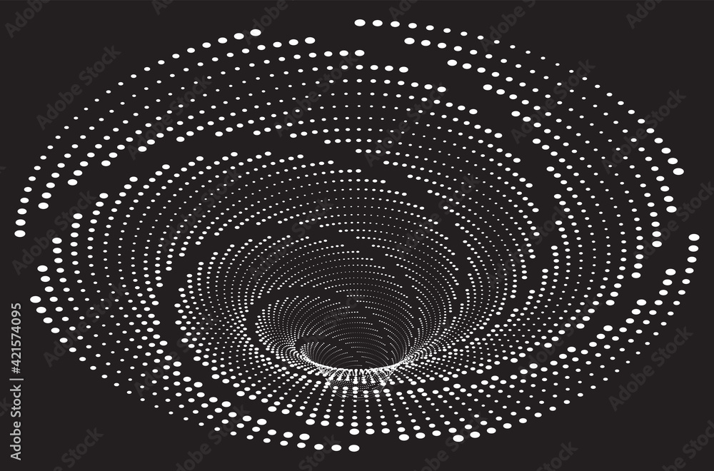 Tunnel or wormhole. Digital wireframe tunnel. 3D tunnel grid Tunnel or wormhole. Digital wireframe tunnel. 3D tunnel grid