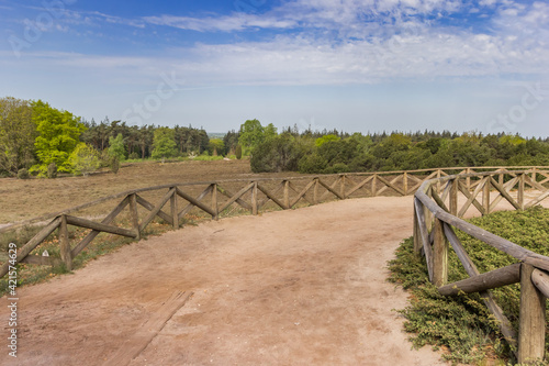 Viewpoint on top of the Lemelerberg hill in Overijssel, Netherlands