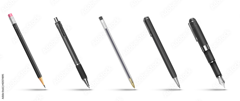 Pen vector set Pen vector set