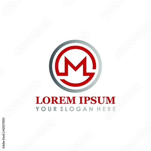 Free Download SM letter logo design - GFXLoad
