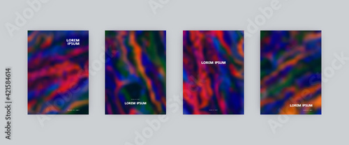 Set of vector cover templates