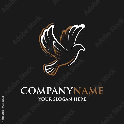 pigeon bird logo