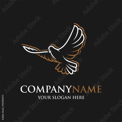 pigeon bird logo