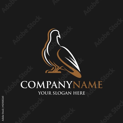 pigeon bird logo