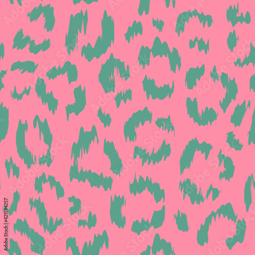 Leopard pattern. Animal seamless print.