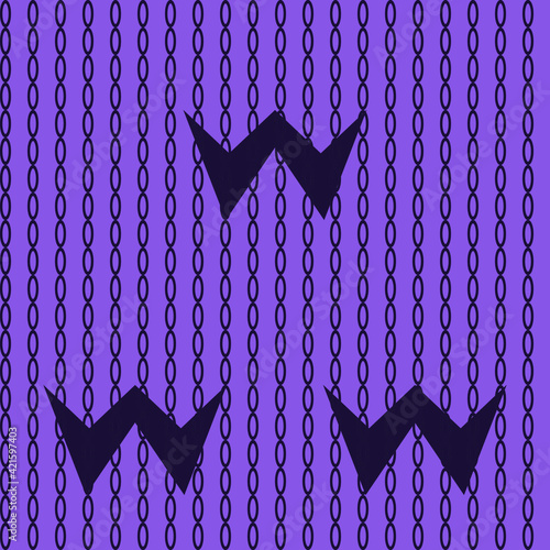 seamless vector background with the image of the periodically repeating symbol w in purple shades