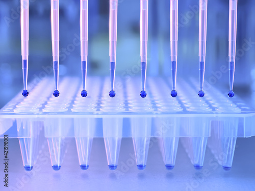 Canvastavla Loading of PCR with multichannel pipette