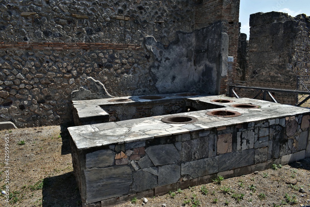 Cocina rustica en Pompeya