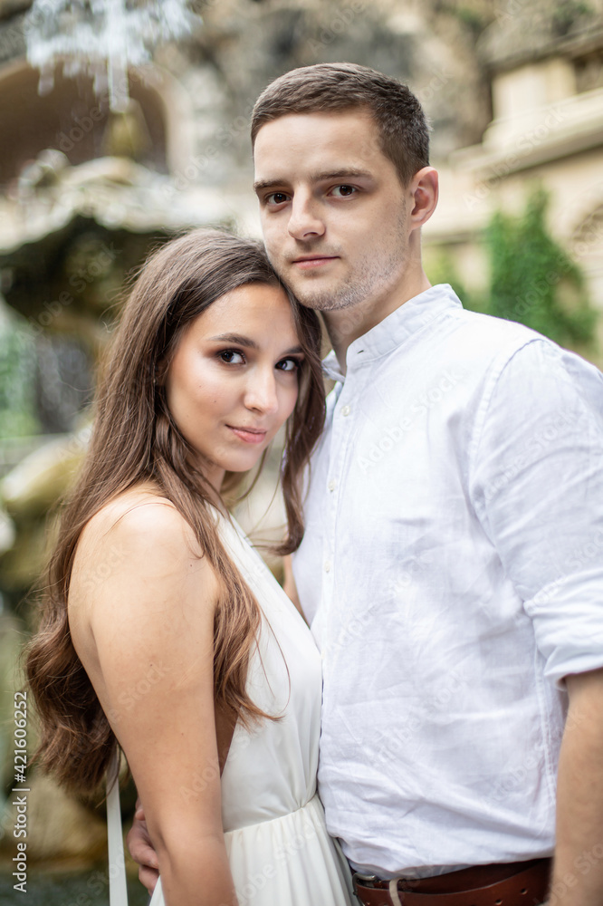 Young white couple Young white couple