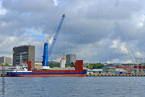 Fotografie, Obraz Cargo port in Oslo