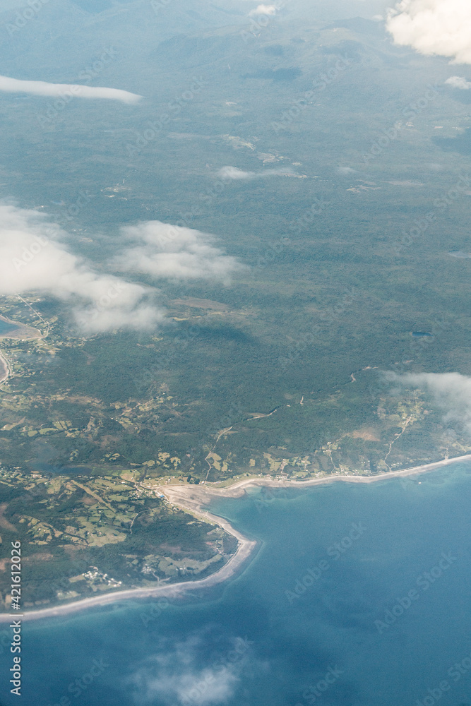 Fototapeta premium aerial view of the sea