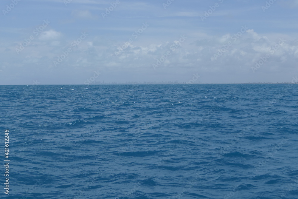 Naklejka premium blue sea