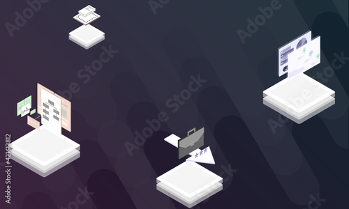 Information repository concept on abstract design